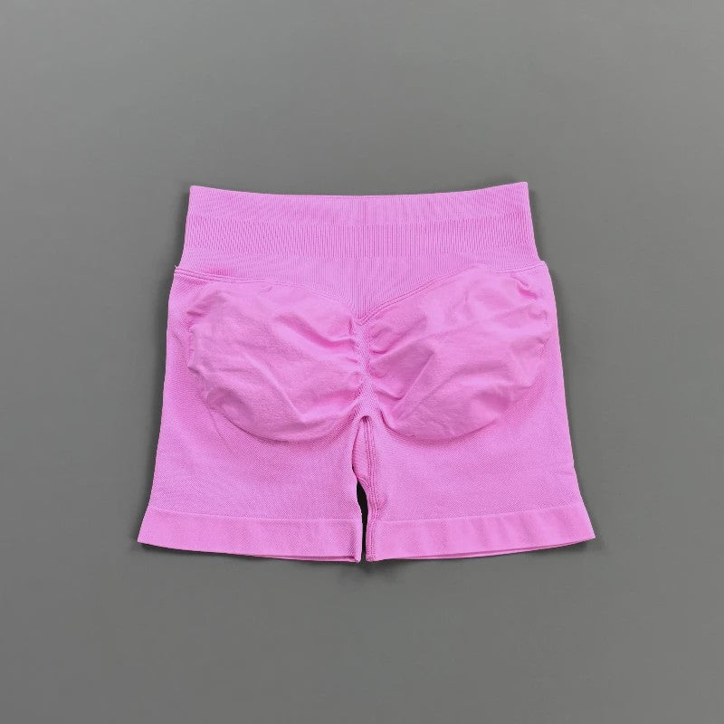 HISTELLO Seamless Biker Shorts Dames - Low Waist Scrunch Butt voor Fitness & Yoga