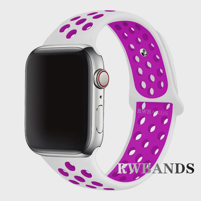 Ademende Sportband voor Apple Watch (38-49mm) - Comfortabele Vervangingsband