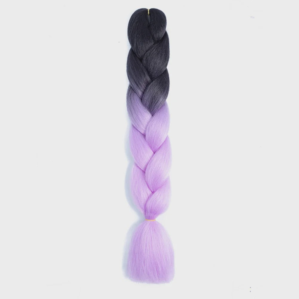 24 Inch Jumbo Braiding Hair Synthetisch Haar Ombre Crochet Braid Extensions voor Dames