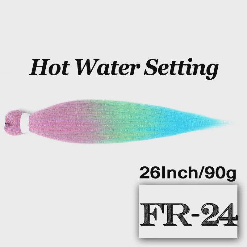 Pre-stretched Braiding Hair 26 Inch - Synthetische Haarverlengingen voor Crochet Braids in Kleuren