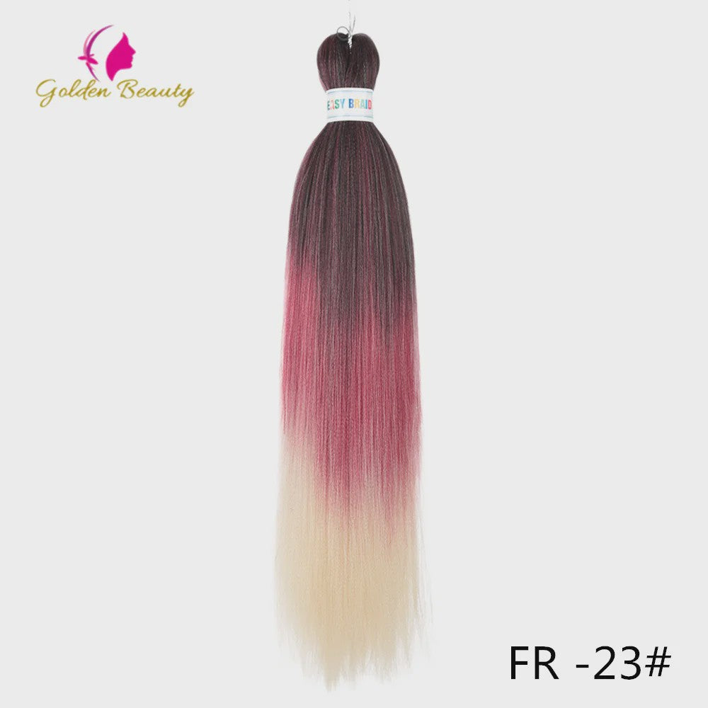 26 Inch Ombre Kleuren Vlechtsel Haar Synthetisch Pre-stretched Jumbo Braids Haar voor Cosplay & Pruiken