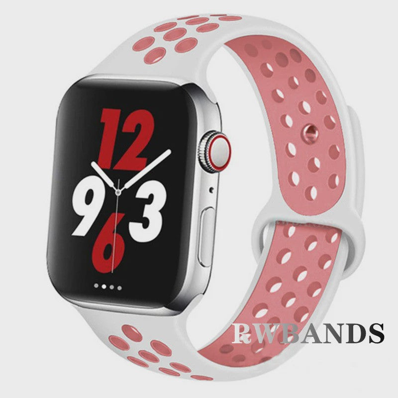 Ademende Sportband voor Apple Watch (38-49mm) - Comfortabele Vervangingsband