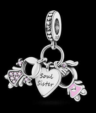 925 Sterling Zilveren Bedel: Vlinder & Vuurvliegje - DIY Sieraden voor Armband & Ketting