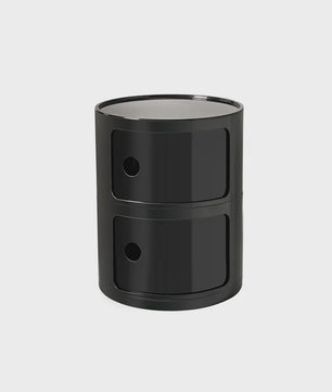 Moderne Ronde Nachtkastje - Minimalistisch Plastic Bijzetkastje