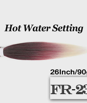 Pre-stretched Braiding Hair 26 Inch - Synthetische Haarverlengingen voor Crochet Braids in Kleuren