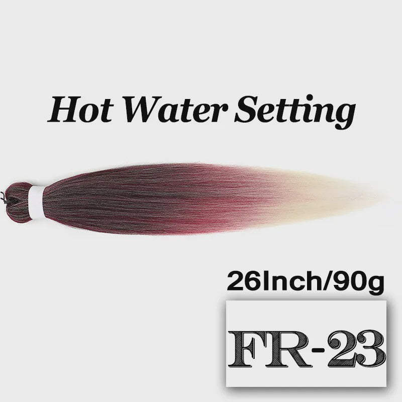 Pre-stretched Braiding Hair 26 Inch - Synthetische Haarverlengingen voor Crochet Braids in Kleuren