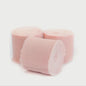 Handgemaakte Satijn Chiffon Lint Set - 3 Rollen van 5m met Rafeleffect voor Bruiloft, Cadeau & DIY Decoratie