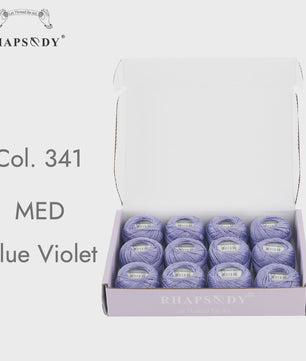 Rhapsody Pearl Cotton Garen Set - Maat 8 - 12 Bollen voor Haken, Borduren & Knutselen