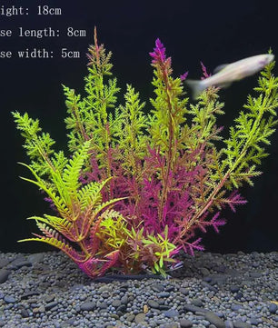 Kunstplanten Aquarium Set - Levendige Decoratie voor Vissenkom en Waterplanten