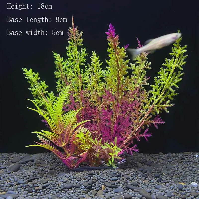 Kunstplanten Aquarium Set - Levendige Decoratie voor Vissenkom en Waterplanten