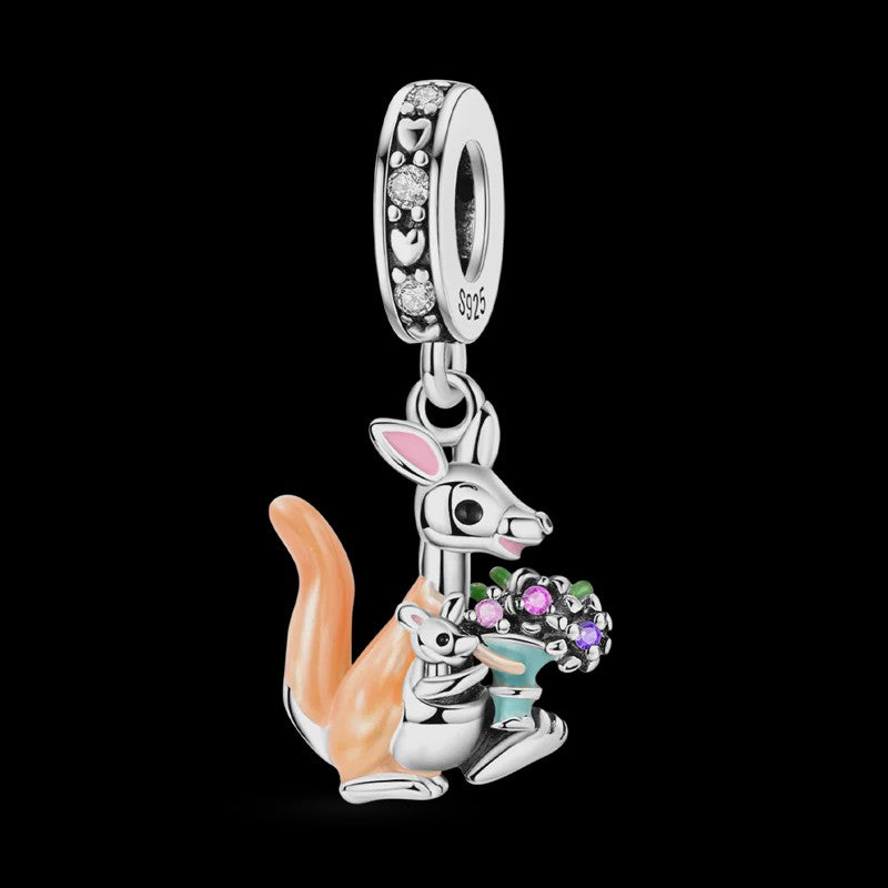 925 Sterling Zilveren Bedel 'Mom Love' - Perfect Cadeau voor Moederdag en Verjaardag