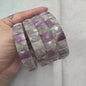 Natuurlijke Edelsteen Armband - Fluoriet & Citrien Vierkante Kralen