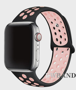 Ademende Sportband voor Apple Watch (38-49mm) - Comfortabele Vervangingsband