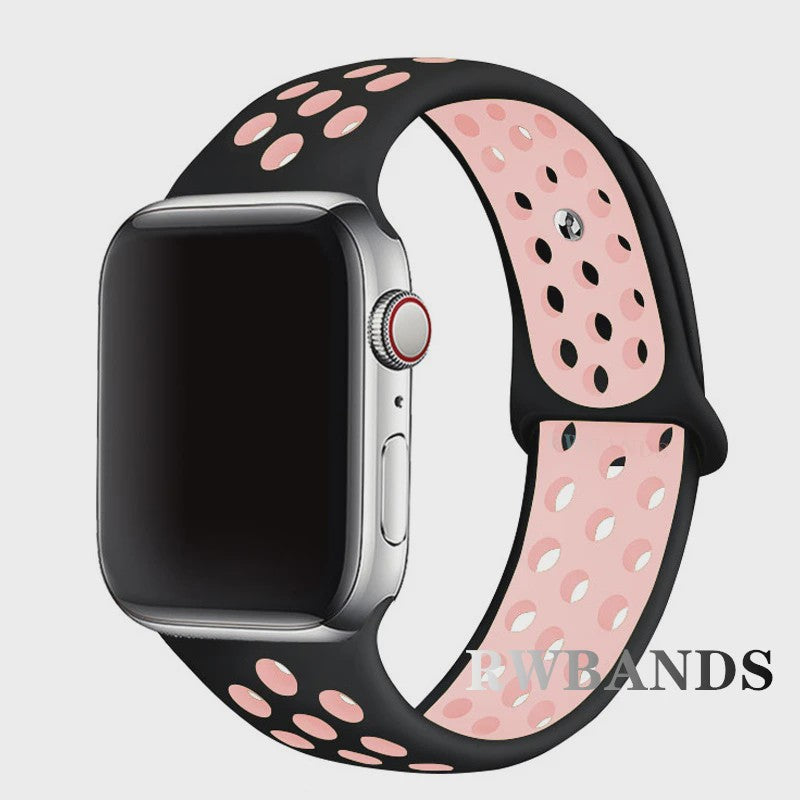 Ademende Sportband voor Apple Watch (38-49mm) - Comfortabele Vervangingsband
