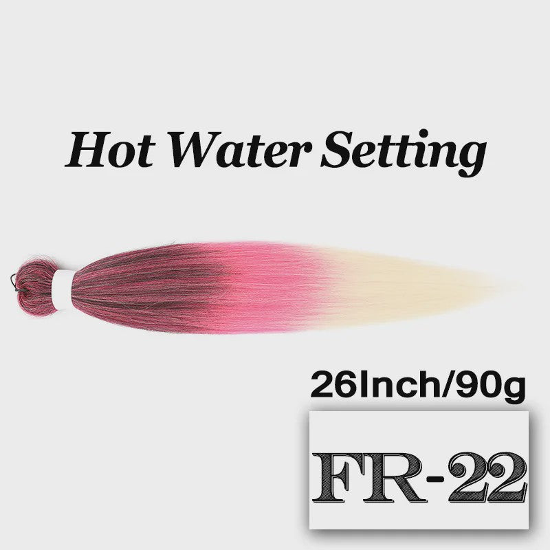Pre-stretched Braiding Hair 26 Inch - Synthetische Haarverlengingen voor Crochet Braids in Kleuren