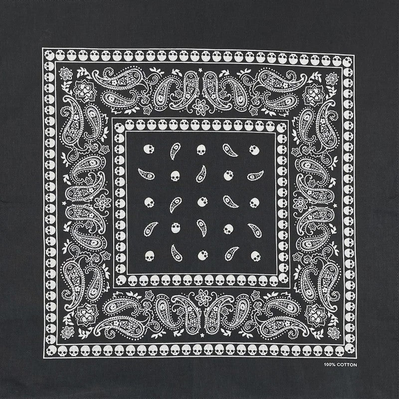 Skull Bandana Katoen - Hip Hop Stijl Hoofddoek & Accessoire