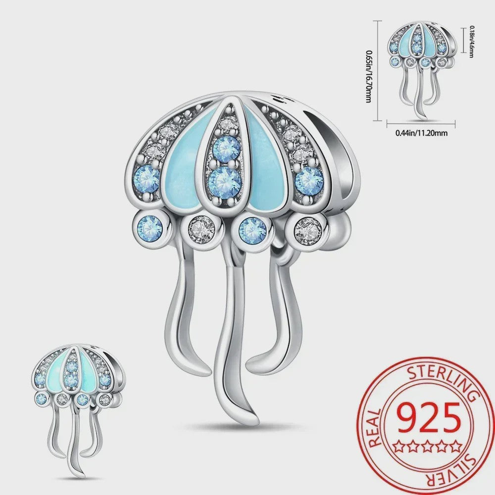 925 Sterling Zilver Oceaan Serie Bedel - DIY Armband Bedeltje voor Dames