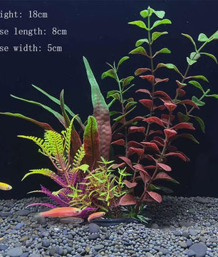 Kunstplanten Aquarium Set - Levendige Decoratie voor Vissenkom en Waterplanten