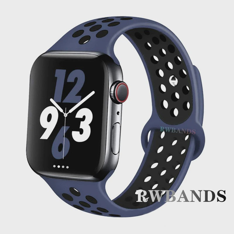 Ademende Sportband voor Apple Watch (38-49mm) - Comfortabele Vervangingsband