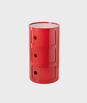 Moderne Ronde Nachtkastje - Minimalistisch Plastic Bijzetkastje