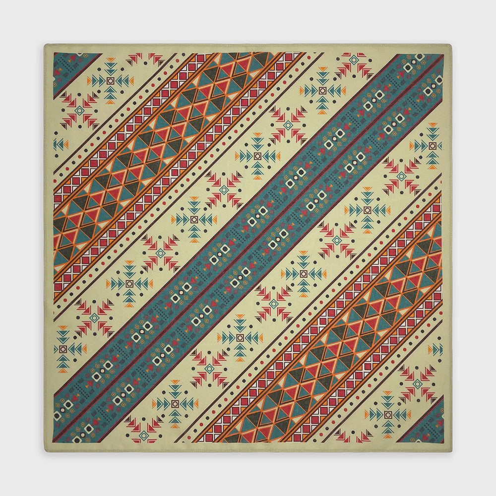 Unisex Katoenen Bandana met Dierenprint & Paisley Motief - Veelzijdig te Dragen