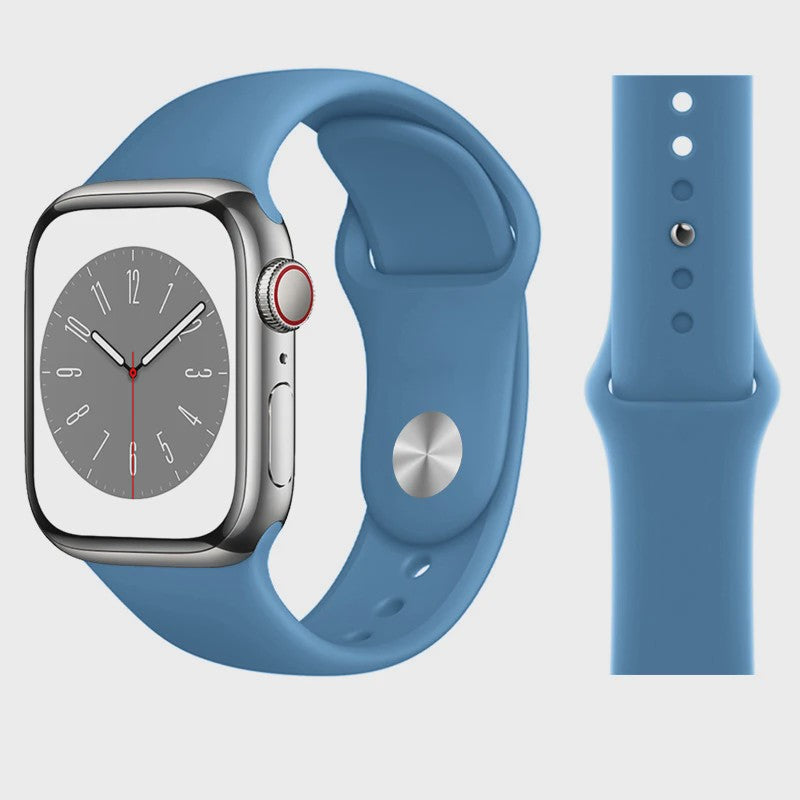 Sport Siliconen Bandje voor Apple Watch 38-49mm - Serie 1 t/m 11, SE, Ultra