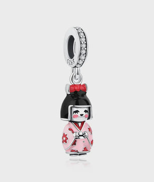 925 Sterling Zilveren Bedel Lucky Cat - Chinees Nieuwjaar & Japanse Stijl Hanger voor Dames Armbanden & Kettingen