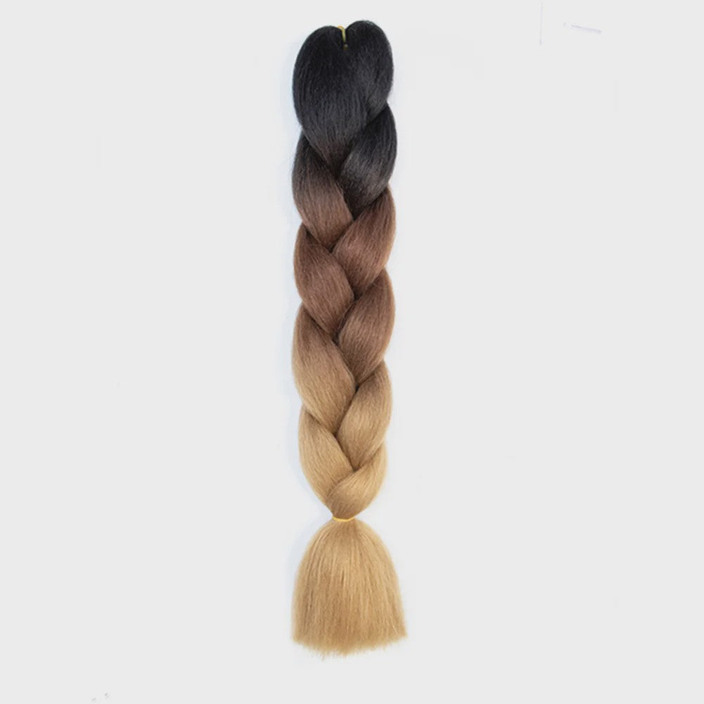 24 Inch Jumbo Braiding Hair Synthetisch Haar Ombre Crochet Braid Extensions voor Dames