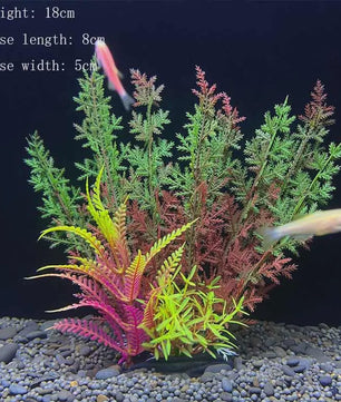 Kunstplanten Aquarium Set - Levendige Decoratie voor Vissenkom en Waterplanten
