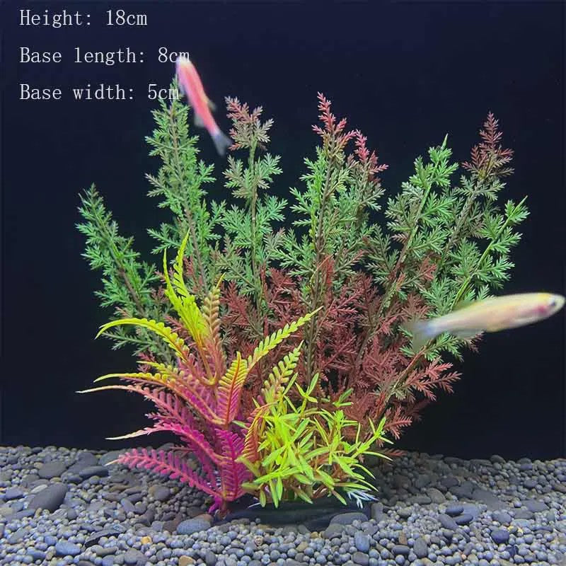 Kunstplanten Aquarium Set - Levendige Decoratie voor Vissenkom en Waterplanten