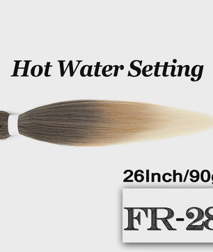 Pre-stretched Braiding Hair 26 Inch - Synthetische Haarverlengingen voor Crochet Braids in Kleuren