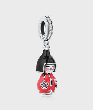 925 Sterling Zilveren Bedel Lucky Cat - Chinees Nieuwjaar & Japanse Stijl Hanger voor Dames Armbanden & Kettingen