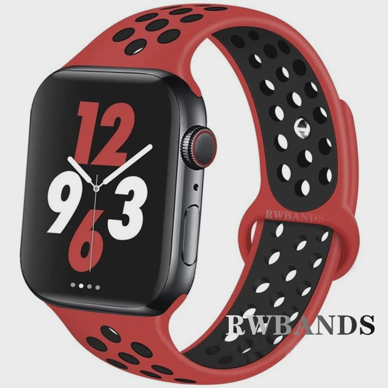 Ademende Sportband voor Apple Watch (38-49mm) - Comfortabele Vervangingsband