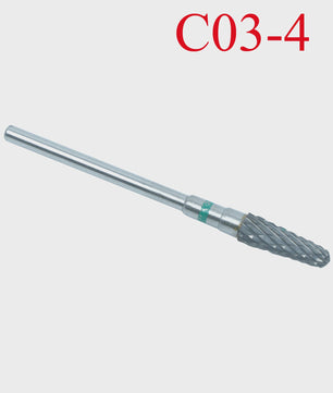 Professionele Wolframcarbide Nagelboor Bit Set - Voor Manicure & Tandheelkunde