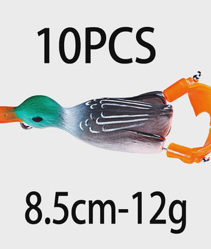 Realistische Eenden Vissen Lokaas - 8.5cm, 12g - Perfect voor Baars, Karper & Snoek