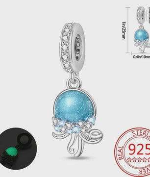 925 Sterling Zilver Oceaan Serie Bedel - DIY Armband Bedeltje voor Dames