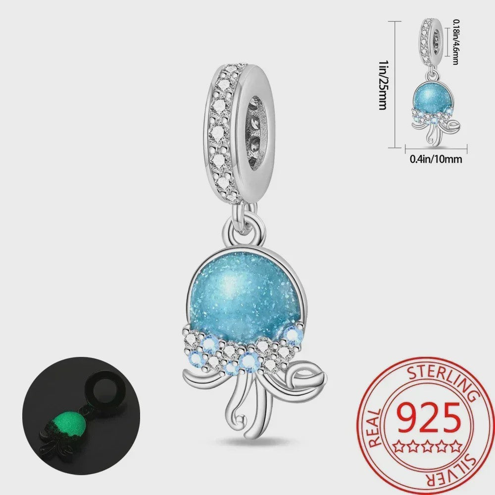 925 Sterling Zilver Oceaan Serie Bedel - DIY Armband Bedeltje voor Dames