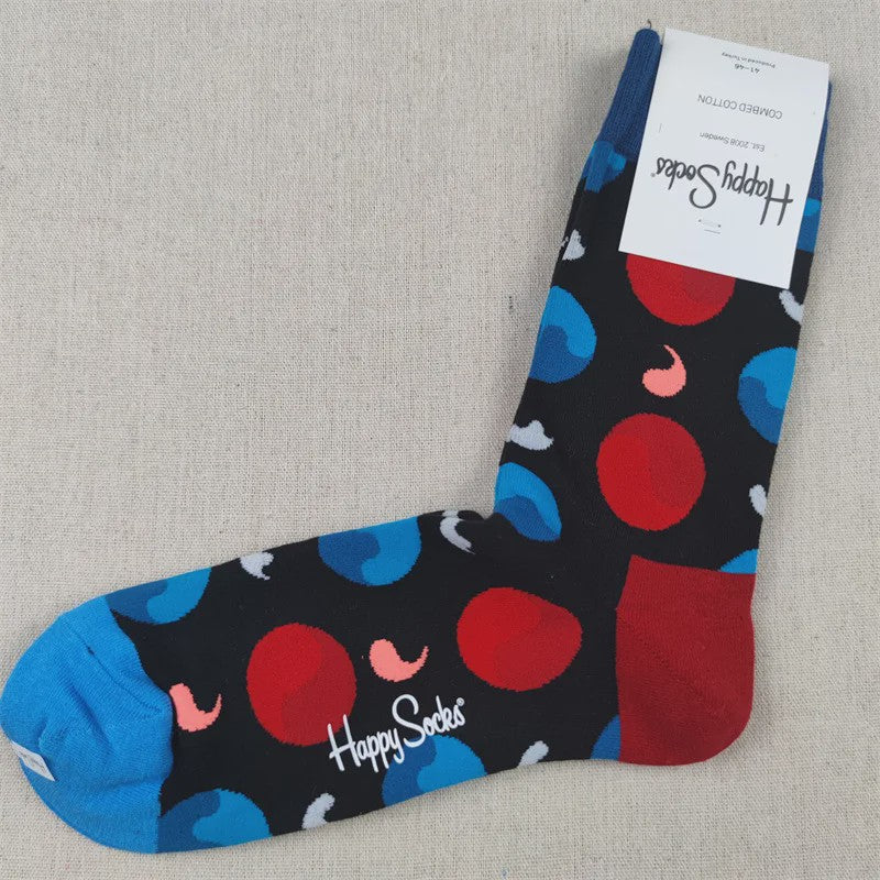 Happy Socks Heren Sokken Katoen - Maat 41-46 EU