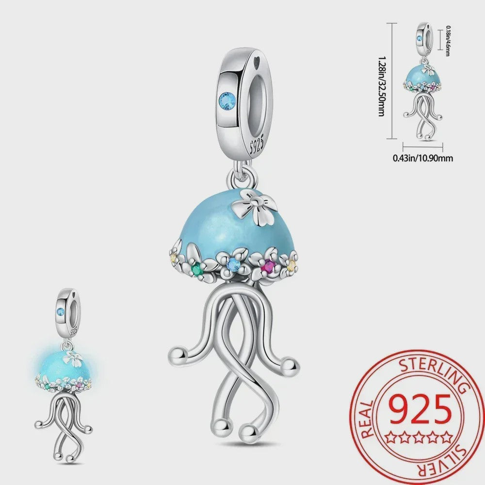 925 Sterling Zilver Oceaan Serie Bedel - DIY Armband Bedeltje voor Dames