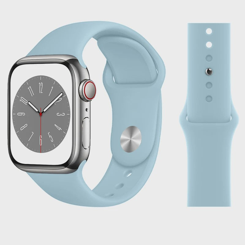 Sport Siliconen Bandje voor Apple Watch 38-49mm - Serie 1 t/m 11, SE, Ultra
