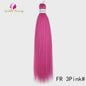 26 Inch Ombre Kleuren Vlechtsel Haar Synthetisch Pre-stretched Jumbo Braids Haar voor Cosplay & Pruiken