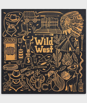 Unisex Katoenen Bandana met Dierenprint & Paisley Motief - Veelzijdig te Dragen