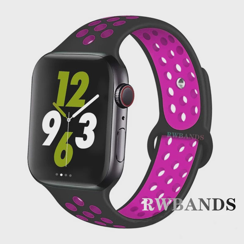 Ademende Sportband voor Apple Watch (38-49mm) - Comfortabele Vervangingsband