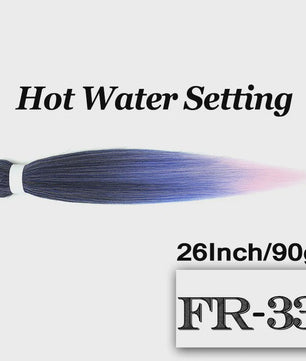 Pre-stretched Braiding Hair 26 Inch - Synthetische Haarverlengingen voor Crochet Braids in Kleuren