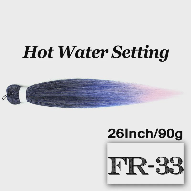 Pre-stretched Braiding Hair 26 Inch - Synthetische Haarverlengingen voor Crochet Braids in Kleuren