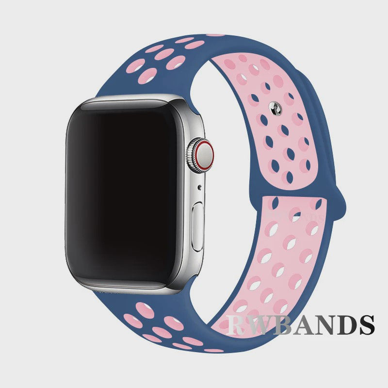 Ademende Sportband voor Apple Watch (38-49mm) - Comfortabele Vervangingsband