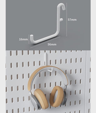 Modulaire Bureau Pegboard Organizer - Wandmontage, Staand & Clip-on