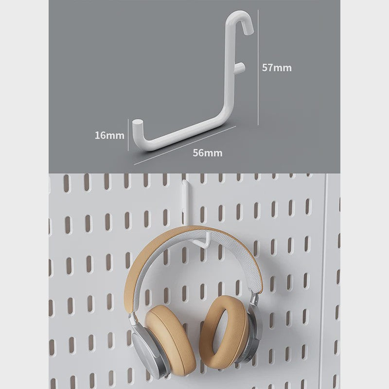 Modulaire Bureau Pegboard Organizer - Wandmontage, Staand & Clip-on