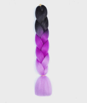 24 Inch Jumbo Braiding Hair Synthetisch Haar Ombre Crochet Braid Extensions voor Dames