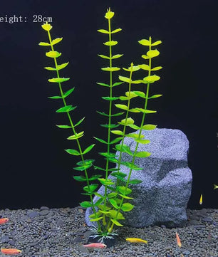Kunstplanten Aquarium Set - Levendige Decoratie voor Vissenkom en Waterplanten